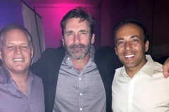 John Hamm, Kianor Shah and Todd Marker