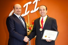 Kianor Shah with Louie Faraj