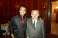 Kianor Shah with Bernard Weissman