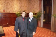 Kianor Shah with Irwin Smigel