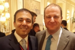 Kianor Shah with Jared Polis