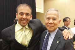 Kianor Shah with John Suzuki
