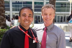 Kianor Shah with Fred Joyal