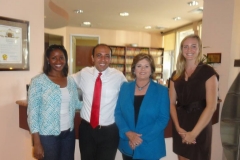 Kianor Shah with Lisa Myers