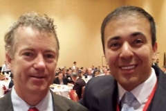 Rand Paul with Kianor Shah
