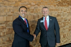 Dr. Kianor Shah with William Of Salvin